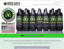 Tablet Screenshot of greeneagletechnologies.com
